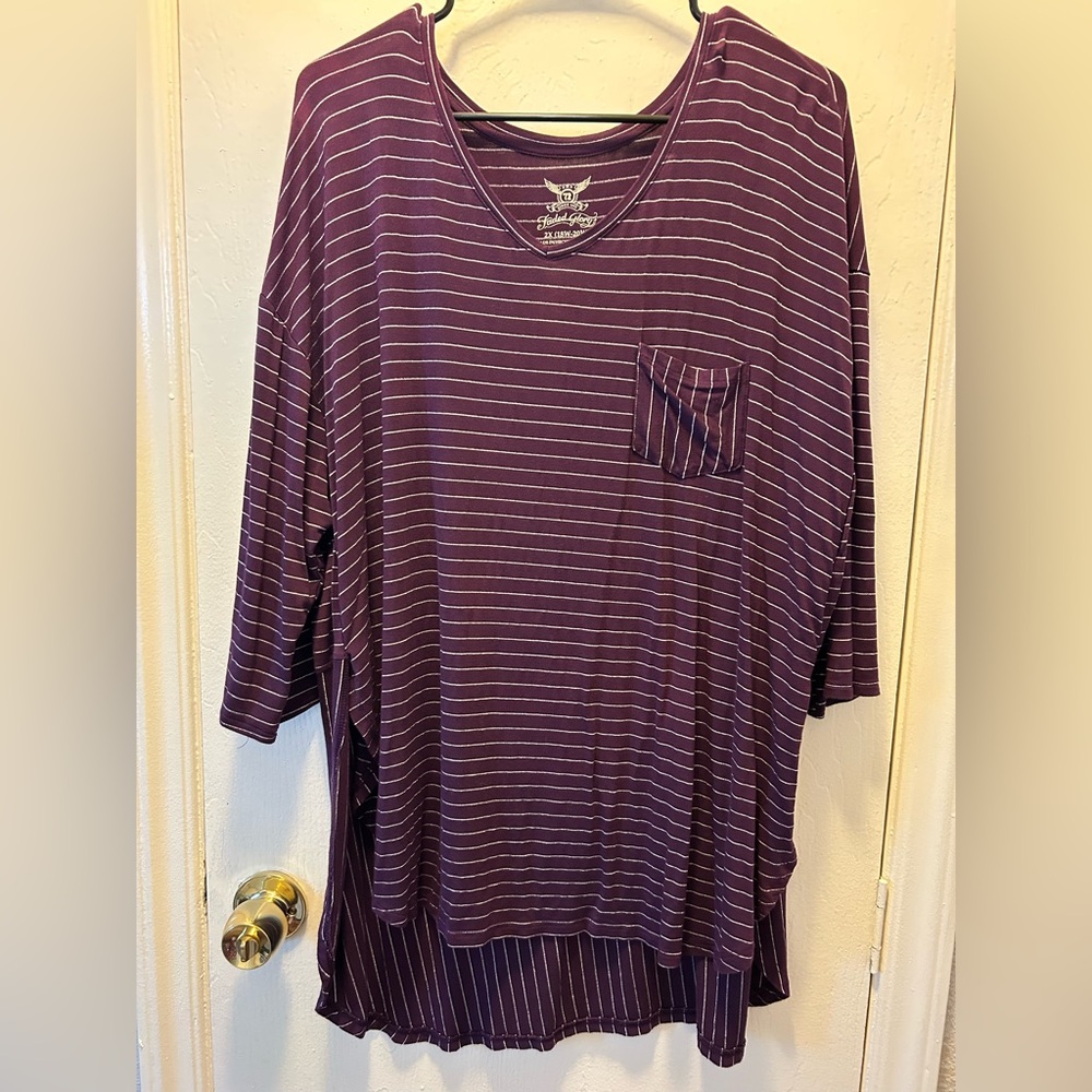 Faded glory plus size long sleeve top